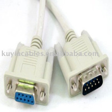 DB9 Serial Male Female 9Pin RS232 Extension Cable